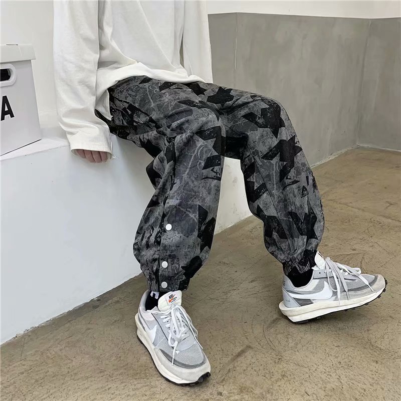 Quần Dài Hip Hop Phong Cách Hàn Quốc Cho Nam (M-3Xl)