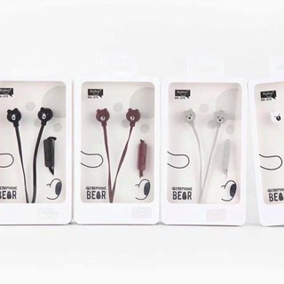 Tai nghe gấu Bear 2 màu Đen_Trắng siêu yêu