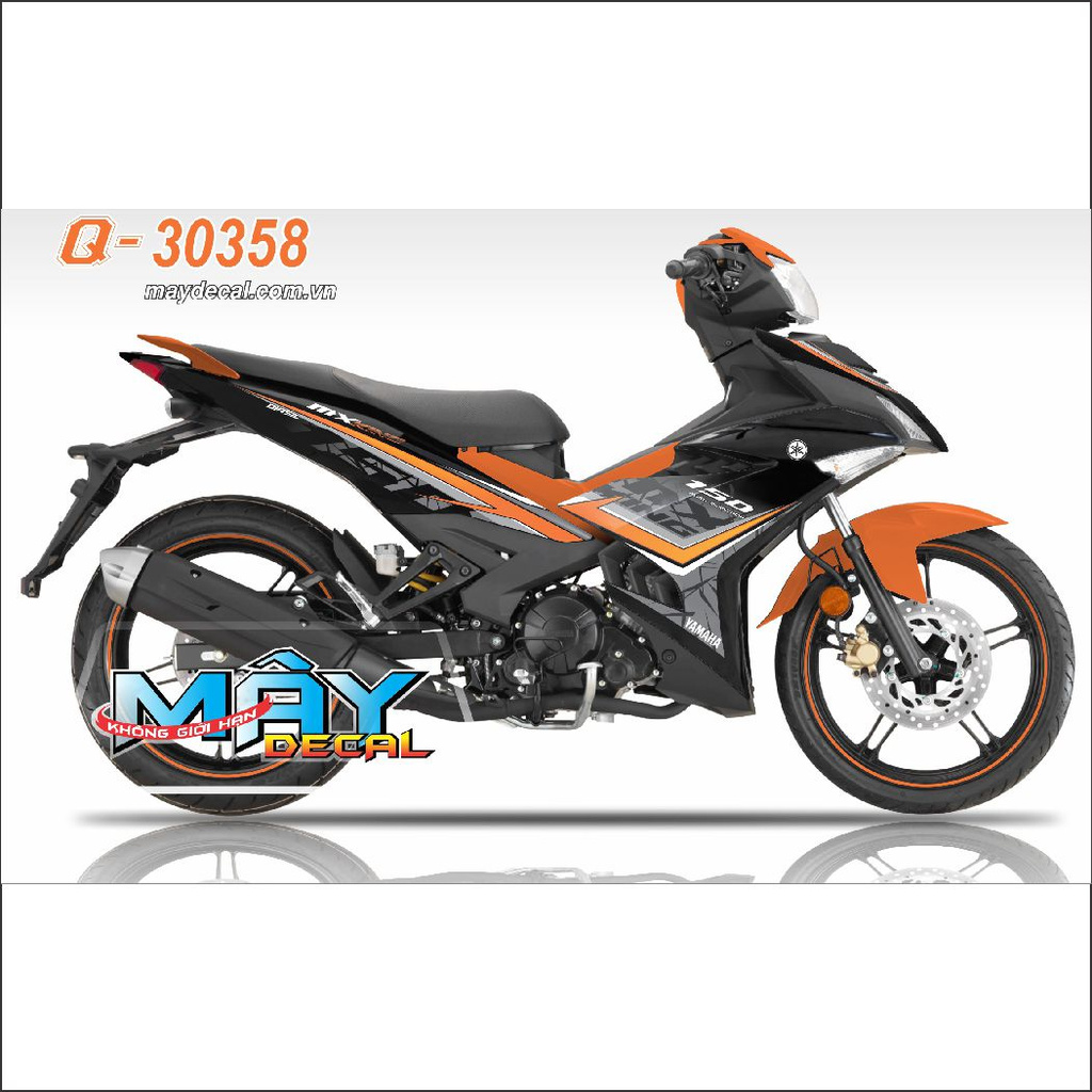 Tem Rời Exciter 150 cam đen (J)