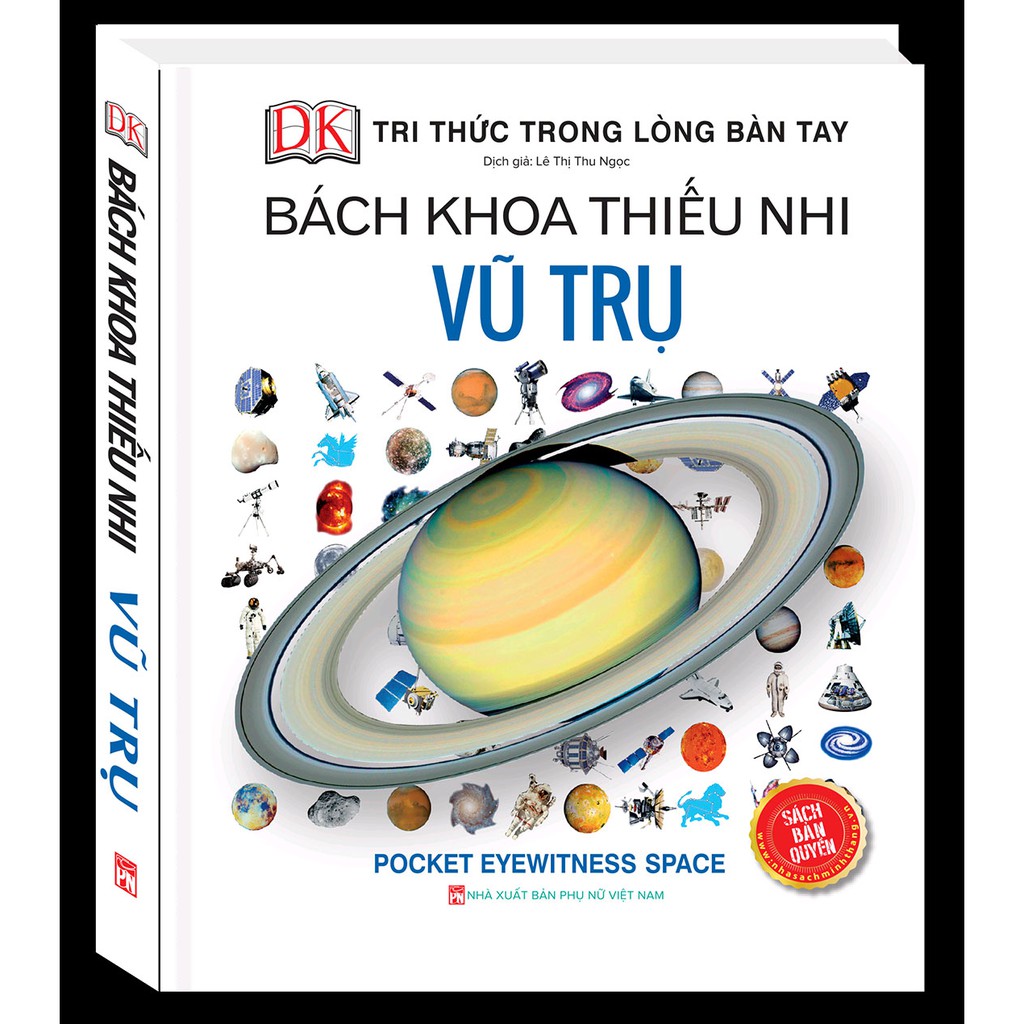 Sách bản quyền - Bách khoa thiếu nhi Vũ trụ (bìa cứng)