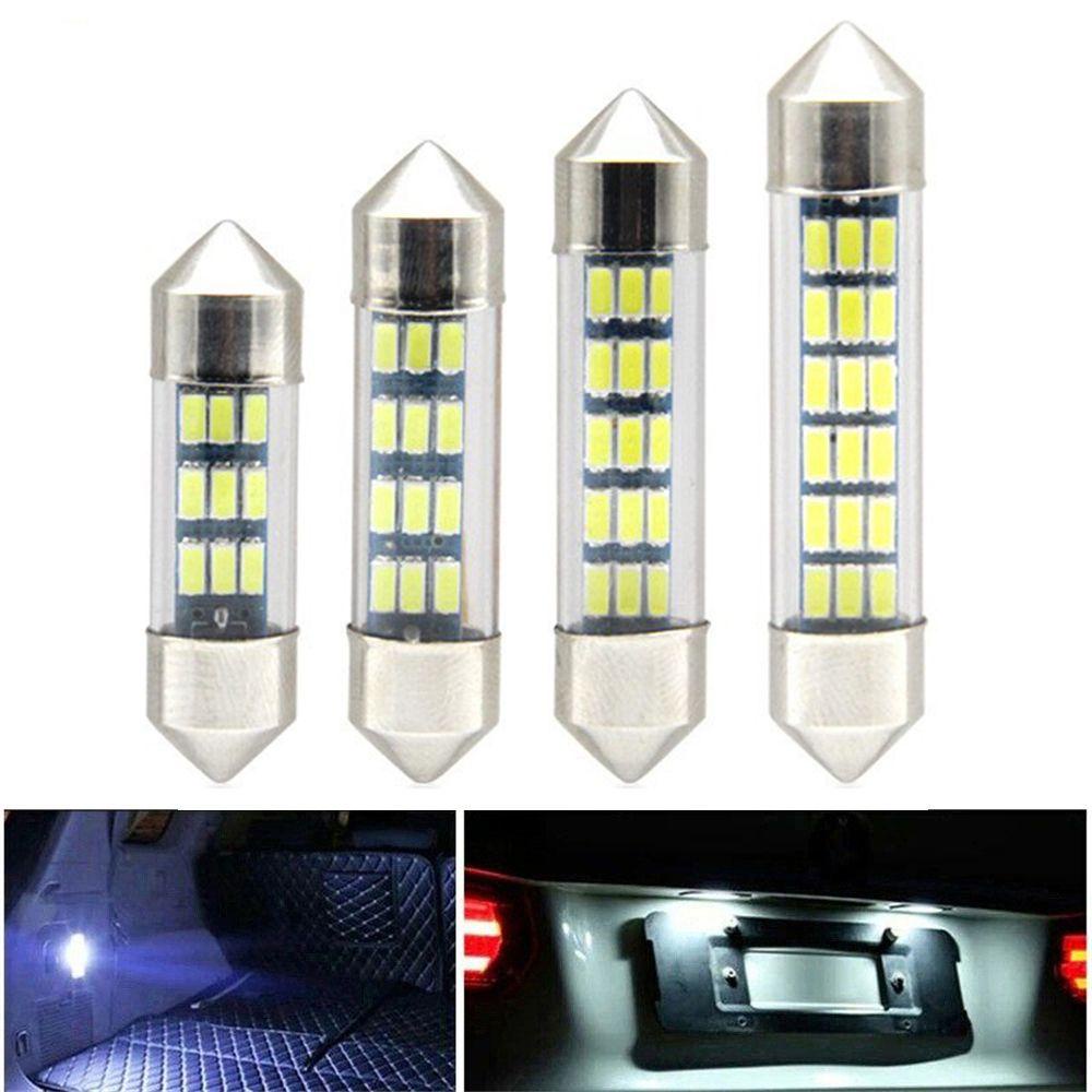 Đèn LED Đọc Sách Nội Thất Xe Hơi Ánh Sáng Trắng 31 36 39 41MM 3014