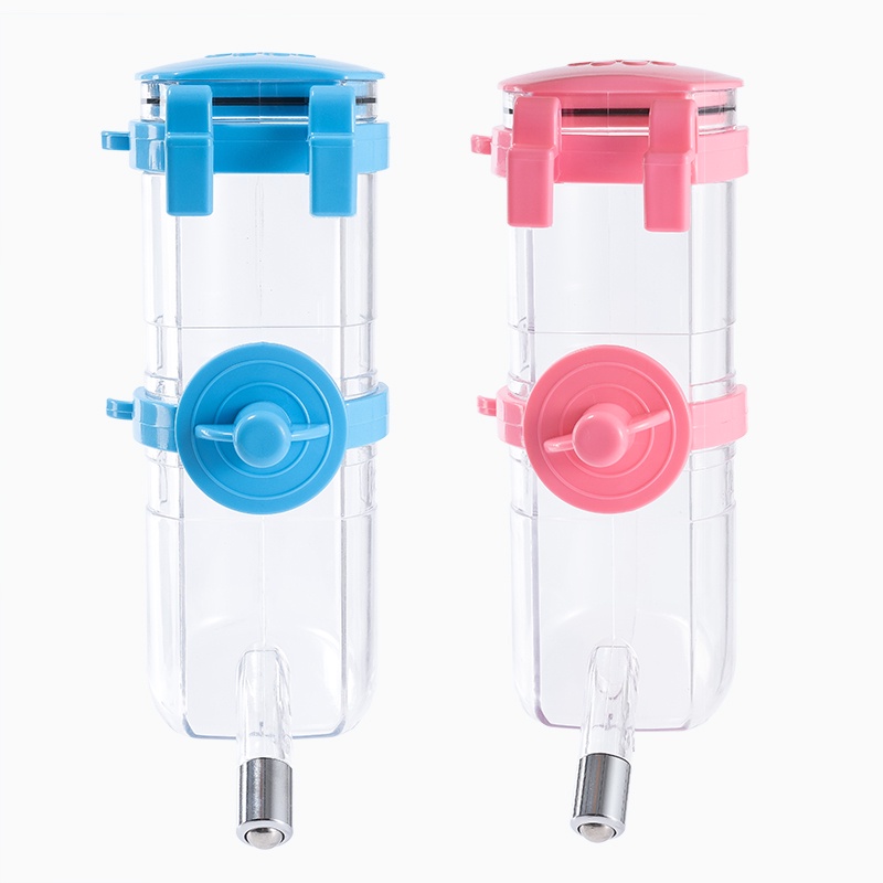 Bình nước thú cưng gắn chuồng 350ml 500ml- Cấp nước tự động cho chó mèo