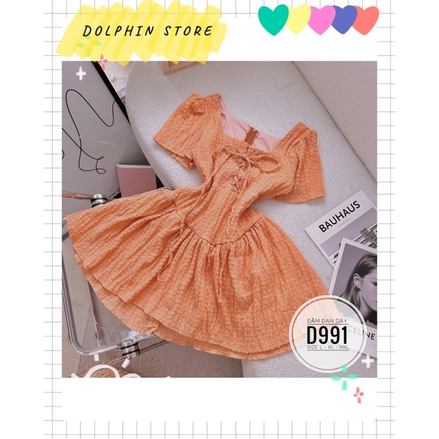 BIGSIZE Đầm cổ vuông bigsize