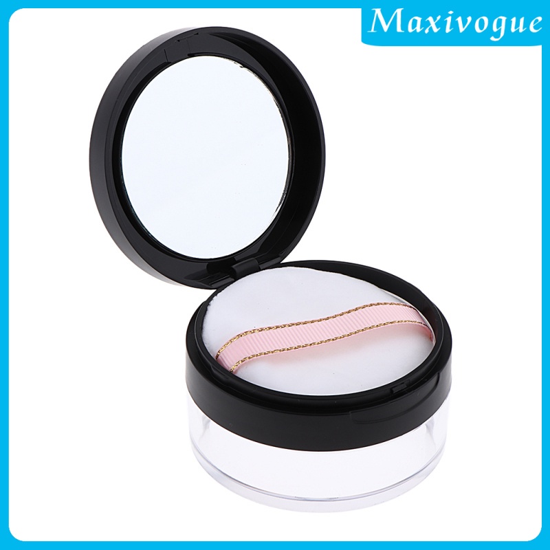 Hộp Rỗng Đựng Phấn Má Hồng 20g Màu Đen