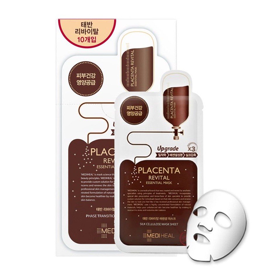 [CHÍNH HÃNG] Bộ 10 Gói Mặt Nạ Dưỡng Da Mediheal Essential Mask