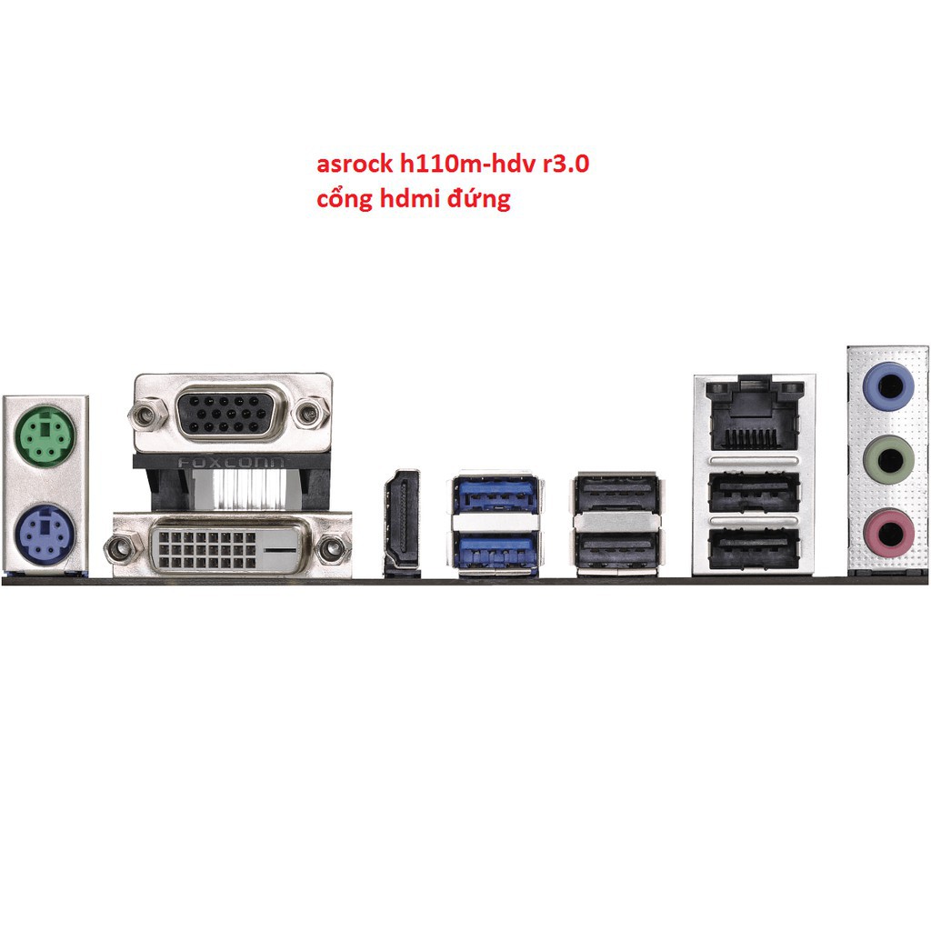 Main Asrock H110 chính hãng full 3 cổng VGA, HDMI, DVI | BigBuy360 - bigbuy360.vn