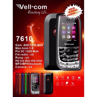 ĐIỆN THOẠI VELLCOM 7610 NEW 2018