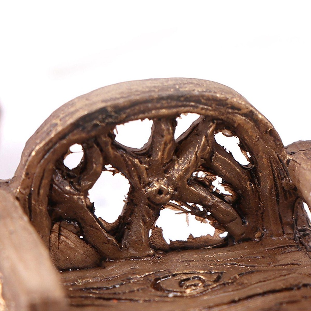 Bộ Mô Hình Ghế Công Viên Mini Bằng Nhựa Resin Dùng Trang Trí Tiểu Cảnh DIY