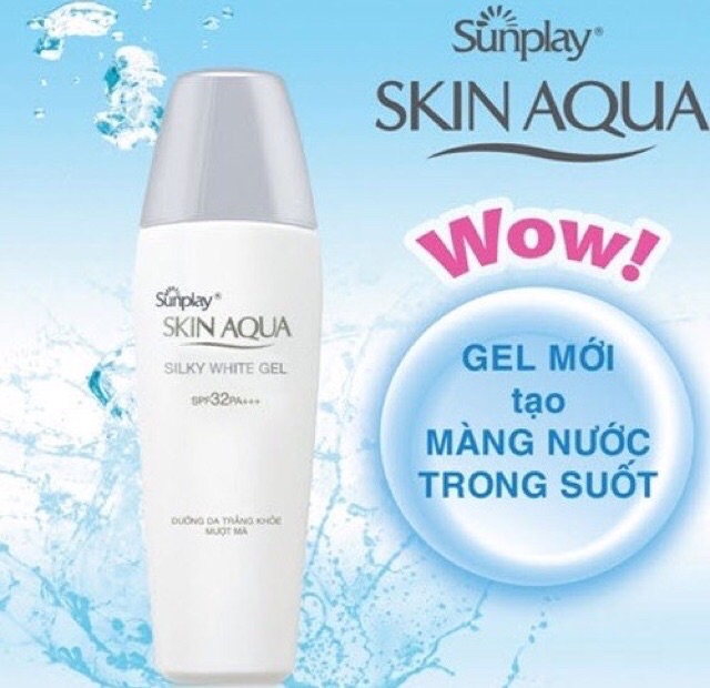 Sữa chống nắng dưỡng da ẩm mịn da Sunplay Skin Aqua UV Moisture Milk 70ml