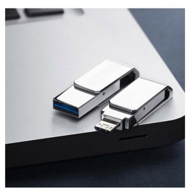 Usb Flash Drives Metal Rotary Otg Disk Waterproof Mobile Phone Drive U Card Micro Sd Bilis Memory Cards | BigBuy360 - bigbuy360.vn