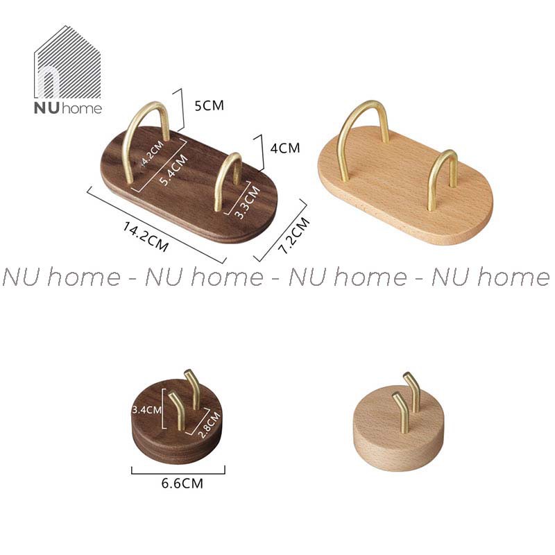 nuhome.vn | Giá đỡ dao cạo râu và máy cạo râu - Raku, được thiết kế đơn giản bằng chất liệu gỗ tự nhiên cao cấp