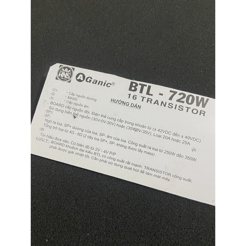 Mạch công suất amply 16 sò BTL giá rẻ