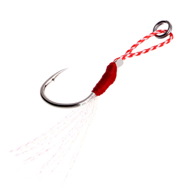 Mồi Câu Cá Giả Gắn Lông Vũ Kèm Móc Câu Mới