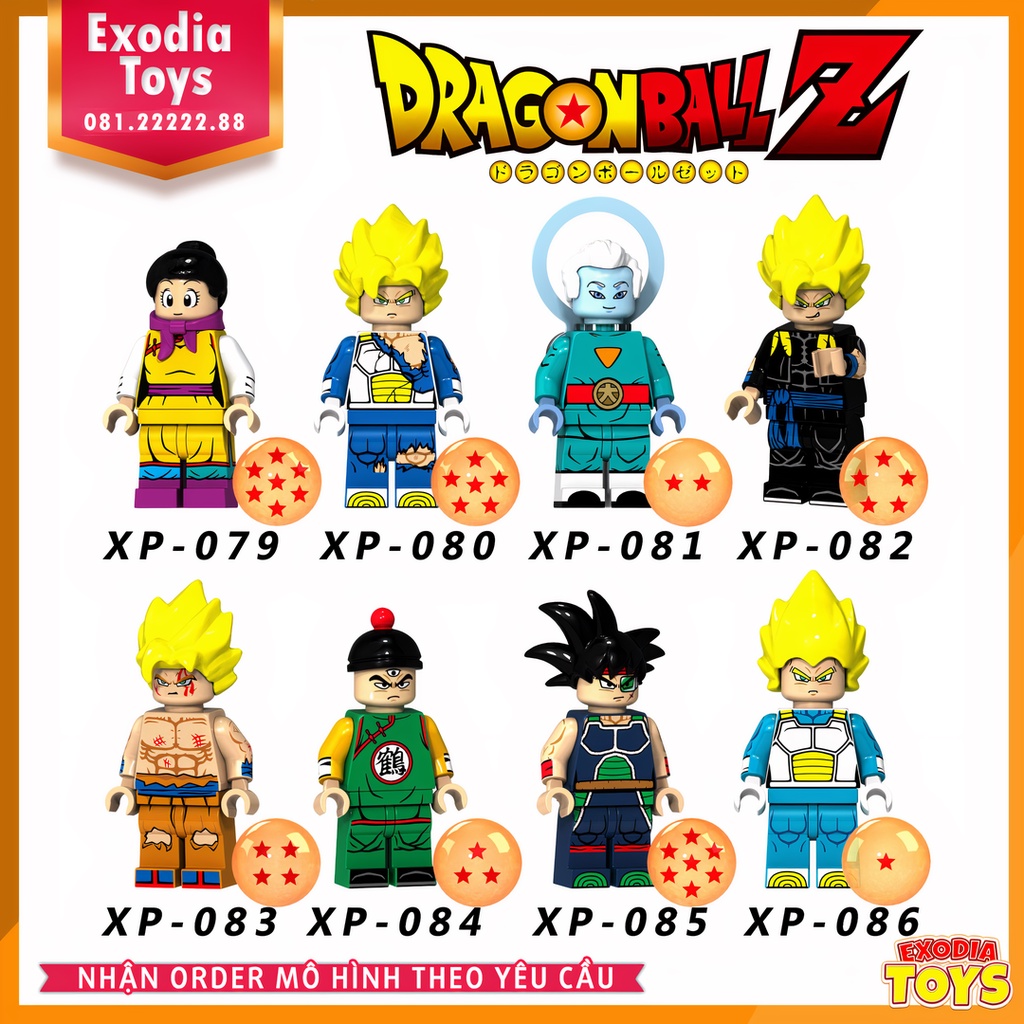 Xếp hình Minifigure nhân vật truyện manga Dragon Ball : 7 viên ngọc rồng - Đồ Chơi Lắp Ghép Sáng Tạo - KORUIT KT1011