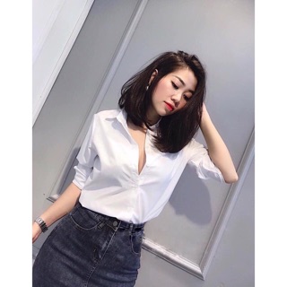 Áo Sơ Mi Trắng Dài Tay