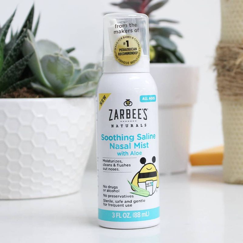 Chai xịt vệ sinh mũi Zarbee Zarbee's 88ml cho bé
