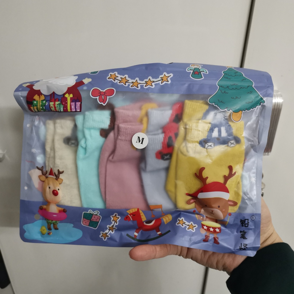 Tất Chống Trượt Cho Bé Dùng Từ Sơ Sinh Đến 2 Tuổi Co Dãn Tốt Thoáng Mát Giữ Ấm Tốt