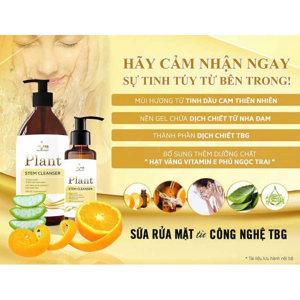 Sữa rửa mặt làm sạch và nuôi dưỡng phục hồi da Plant Stem Cleanser | BigBuy360 - bigbuy360.vn