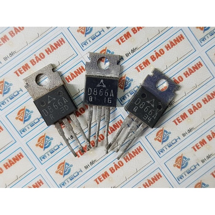 [Combo 3 chiếc] D866A, 2SD866, 2SD866A Transistor NPN 7A-80V TO-220 Tháo Máy