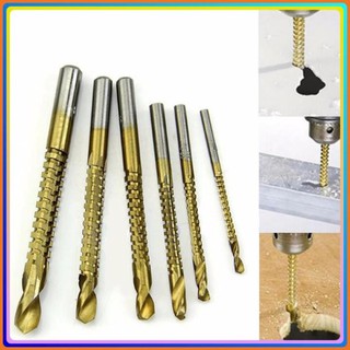 Bộ 6 mũi khoan răng cưa đa năng phủ titanium 3-8mm