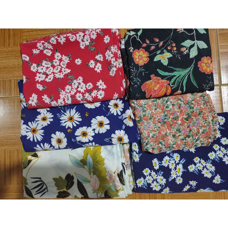 set vải lụa nhật 7m