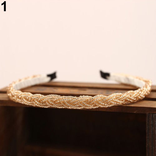 Băng Đô Cài Tóc Phối Xích Thời Trang Dành Cho Nữ