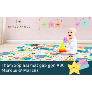 Thảm xốp 2 mặt gấp gọn cho bé ABC Marcus & Marcus