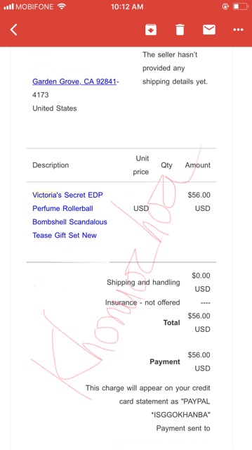 💥 Gift set nước hoa nữ Victoria’s Secret Rollerball - Bill US