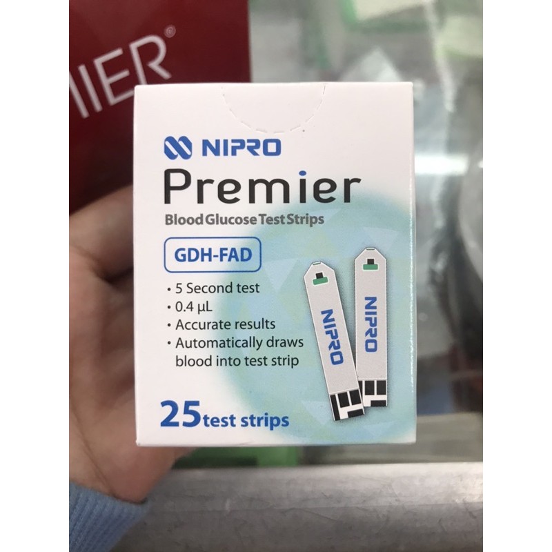 Que thử đường huyết Nipro Premier