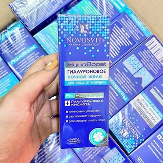 Gel thạch cấp nước Novosvit HA + B5 Aqua Boost