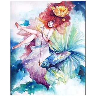 Tranh thêu chữ thập cô gái wnn0027