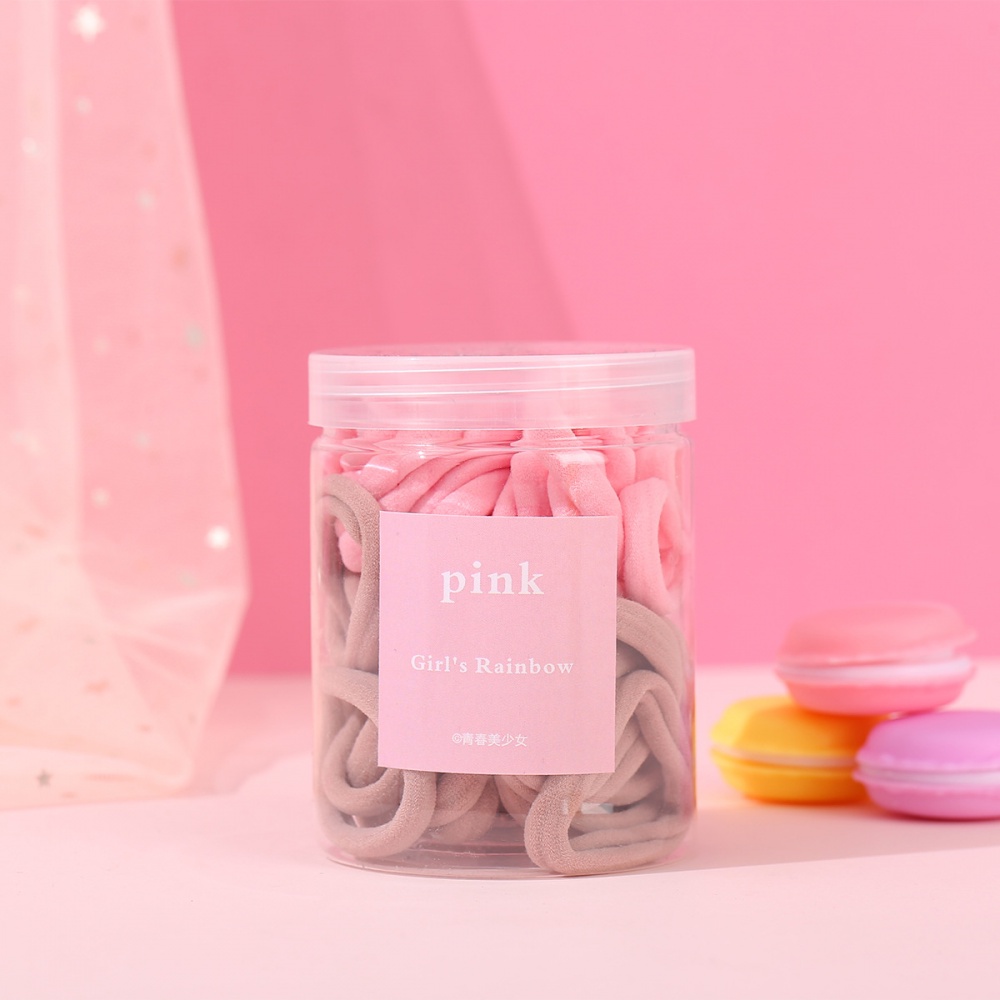 Dây Cột Tóc Co Giãn 50 Màu Sắc Đơn Giản Sáng Tạo Dành Cho Nữ