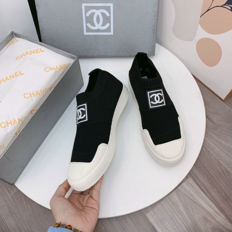 Giày Thể Thao Len Chun Không Dây Mềm Êm Fullbox Hãng Cao Cấp