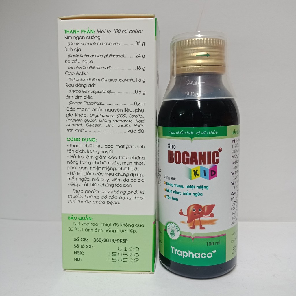 SIRO BOGANIC KID LỌ 100ML