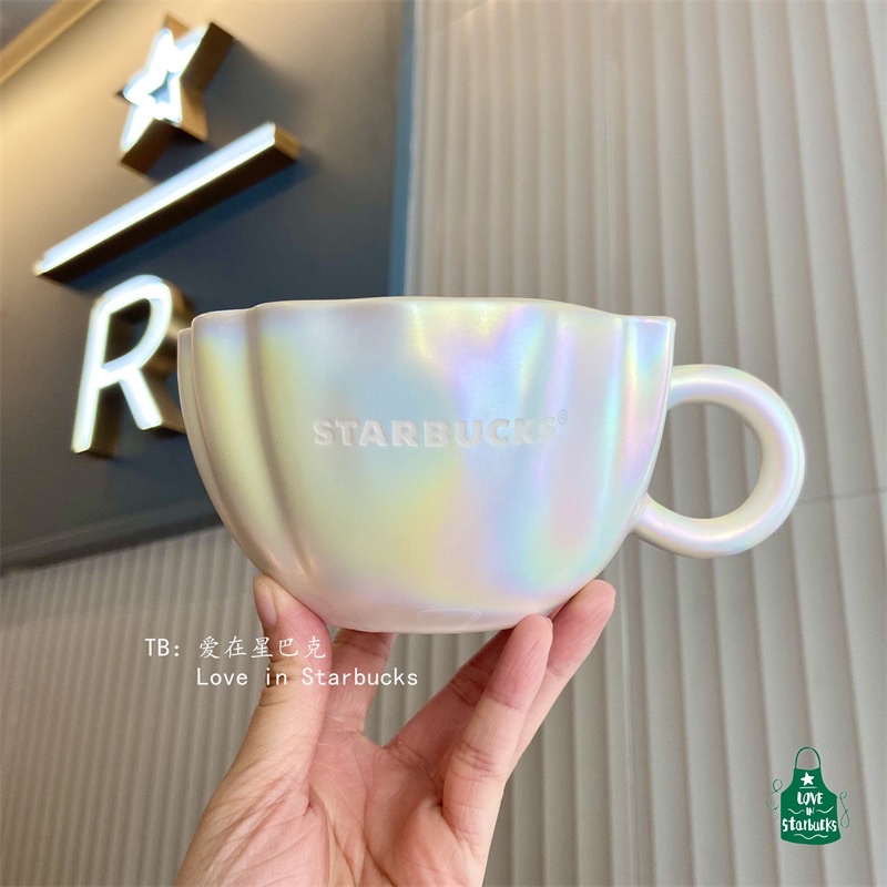 Ly cốc sứ STARBUCKS Siren Mermaid Ceramic mug 355ml
