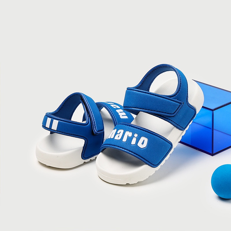 Giày sandal Cheerful Mario đế mềm phong cách Hàn Quốc thời trang đi biển mùa hè cho bé trai/ bé gái