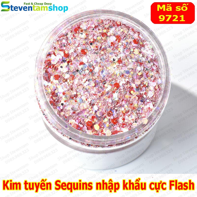 Kim tuyến Sequins siêu Flash mã 9721