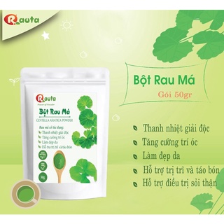 Bột rau má sấy lạnh nguyên chất Rauta, gói 50g, nsx T10/2022