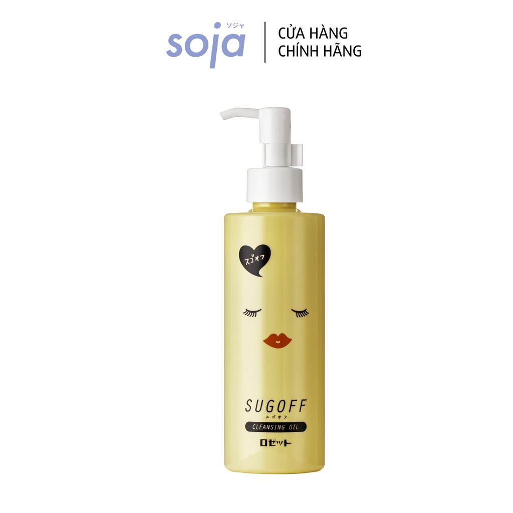 [Mã BMBAU50 giảm 7% đơn 99K] Dầu Tẩy Trang Dưỡng Ẩm Rosette Sugoff Cleansing Oil 200ml