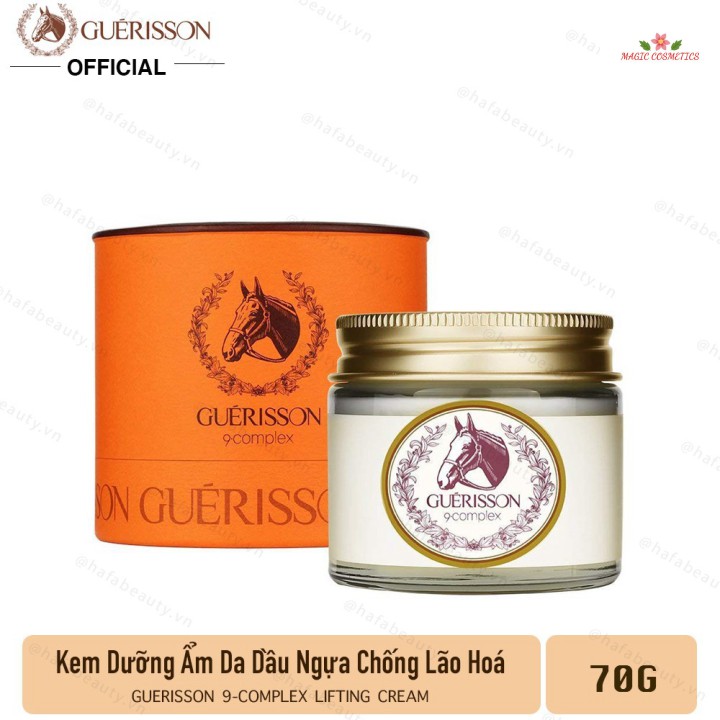 [Mã giảm giá] Kem dưỡng da dầu ngựa Guerisson 9-complex Cream 70g