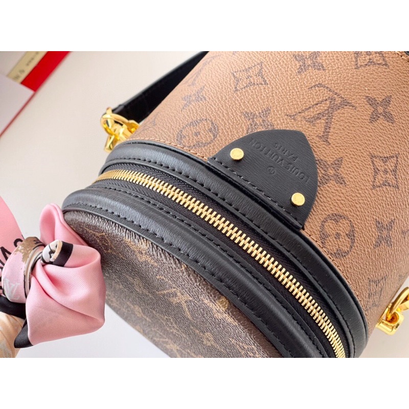 Túi lv cốp sz 17 chất da bò