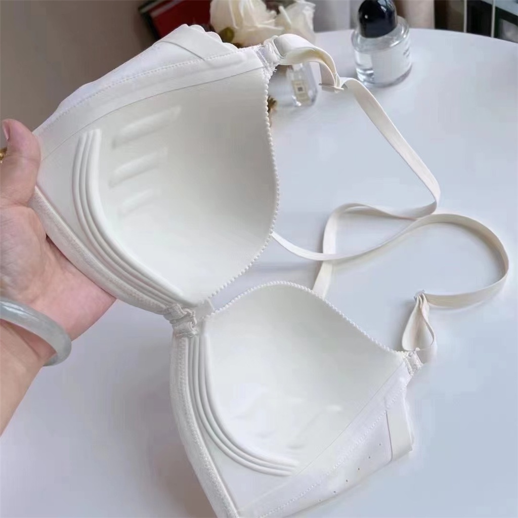 Áo Lót Nâng Ngực Không Gọng Cổ Chữ V Sâu Cài Khóa Trước Dành Cho Nữ