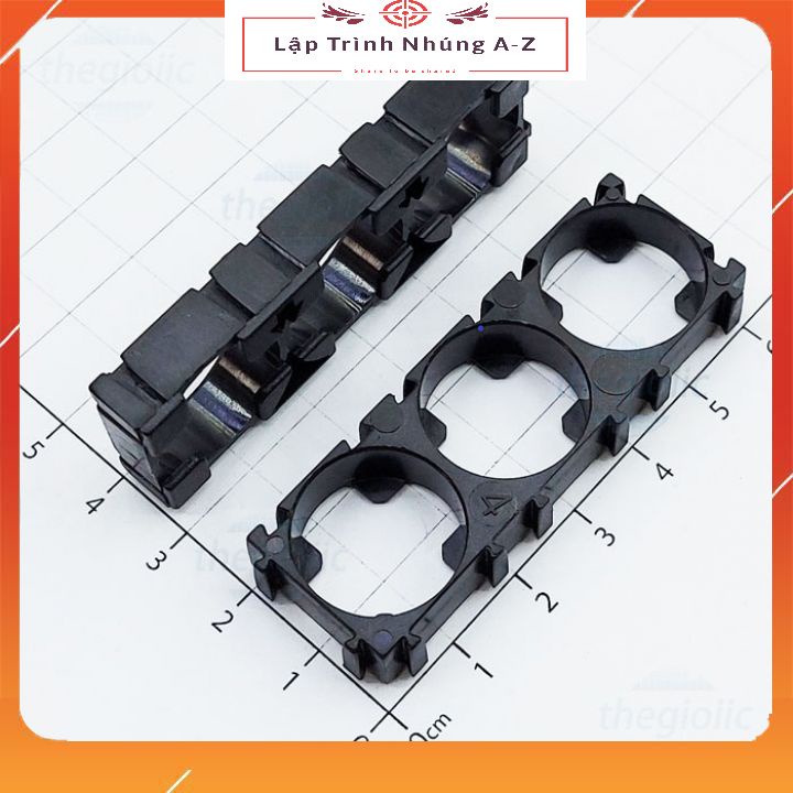 [Lập Trình Nhúng A-Z][G7] Đế Giữ Pin 18650 1P/2P/3P