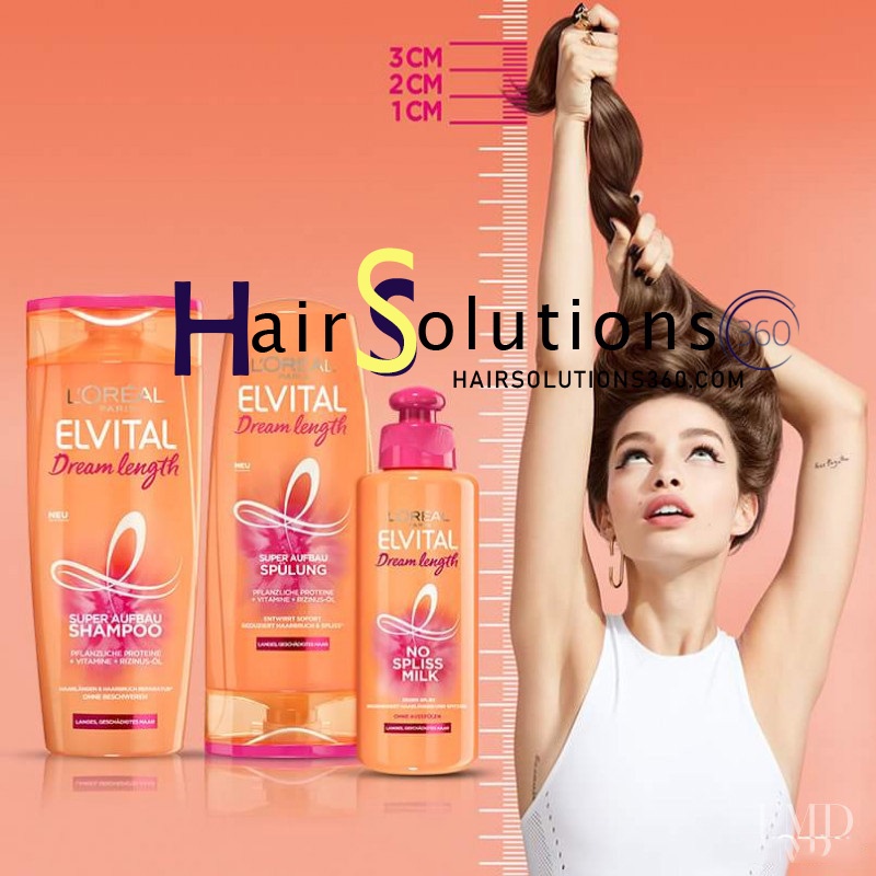 Bộ gội xả Loreal  Dream lenght nuôi dưỡng tóc dài, kích mọc tóc, phục hồi liên kết - HairSolutions