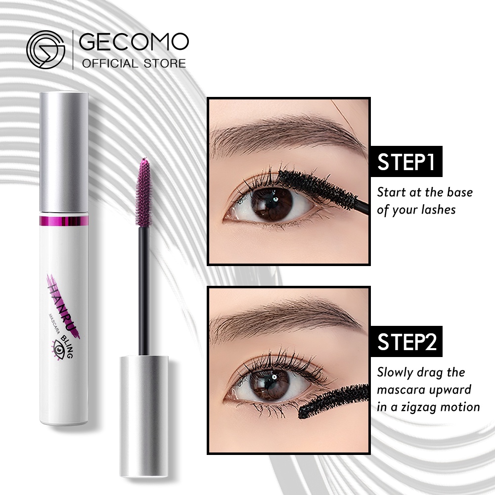 Mascara GECOMO Chống Thấm Nước Chuốt Dày Và Dài Mi