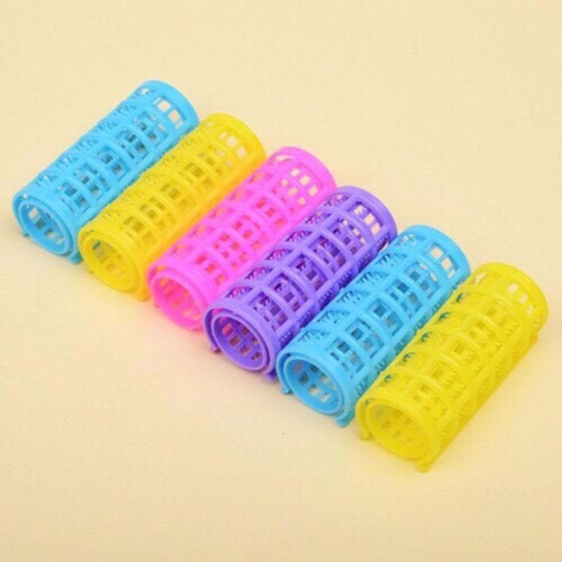 Lô Cuốn Tóc Mái Bằng Nhựa Dễ Sử Dụng (1 Cái)