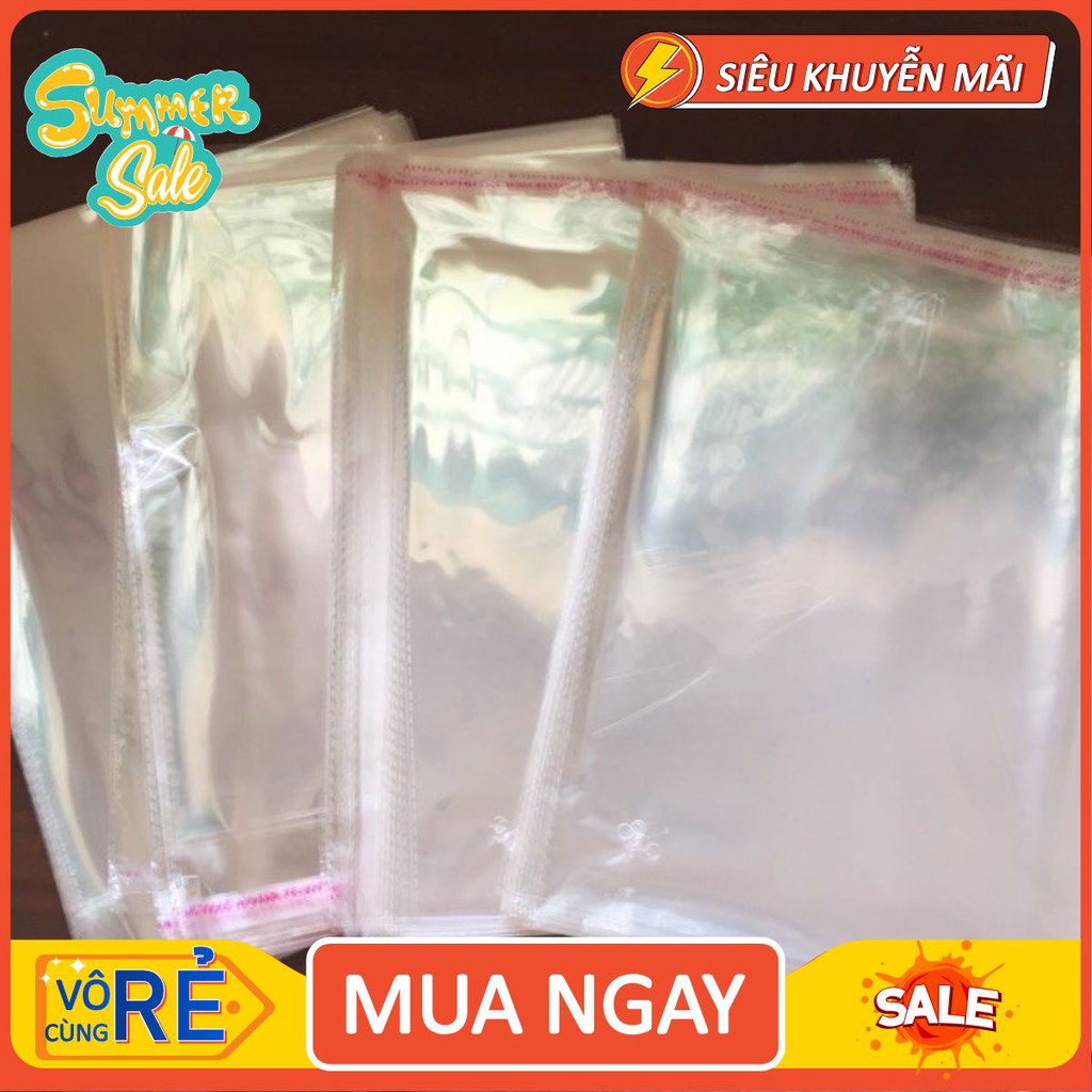 1 kg bọc ni lông bóng kiếng dán miệng (bao nilon có nắp đựng hàng hóa quần áo, đồ bộ, áo thun, quần jean)