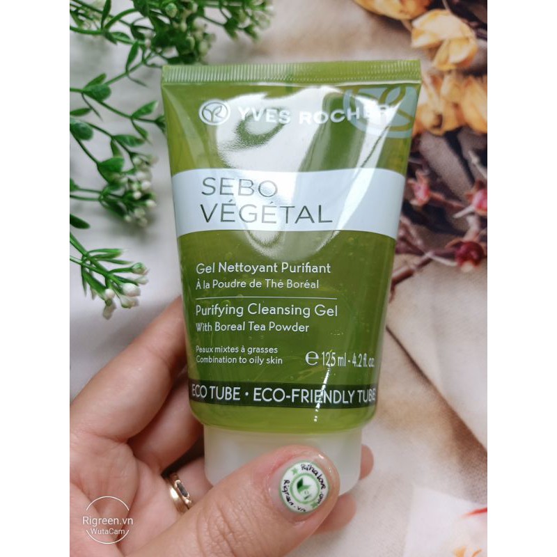 Gel Rửa Mặt cho da dầu Yves Rocher Purifying Cleansing Gel 125ml