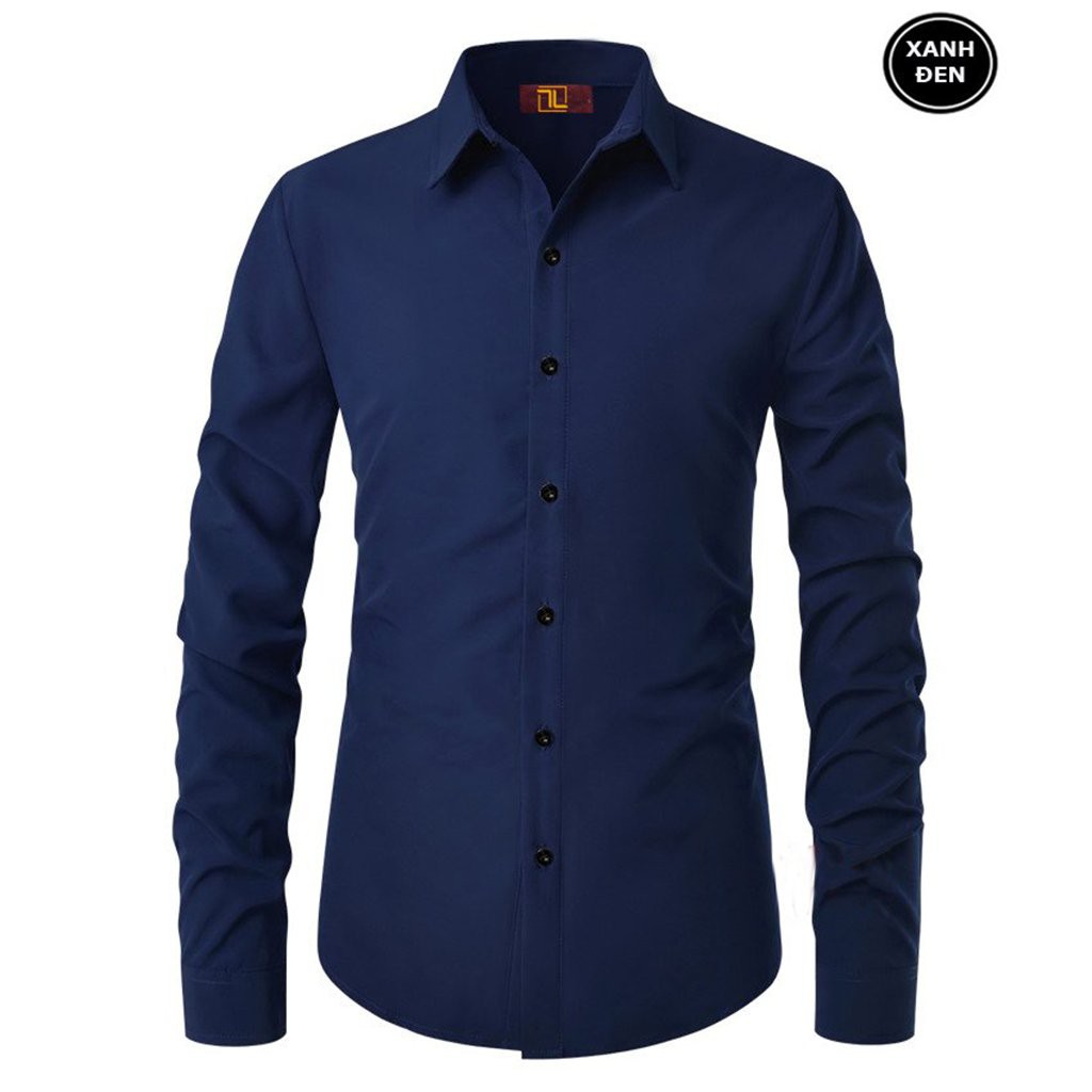 [HOT] Áo sơ mi  - Áo sơ mi lụa cao cấp - Chất liệu lụa mềm mịn, dầy dặn, dáng slim body lên phom bao đẹp, dễ phối đồ | BigBuy360 - bigbuy360.vn