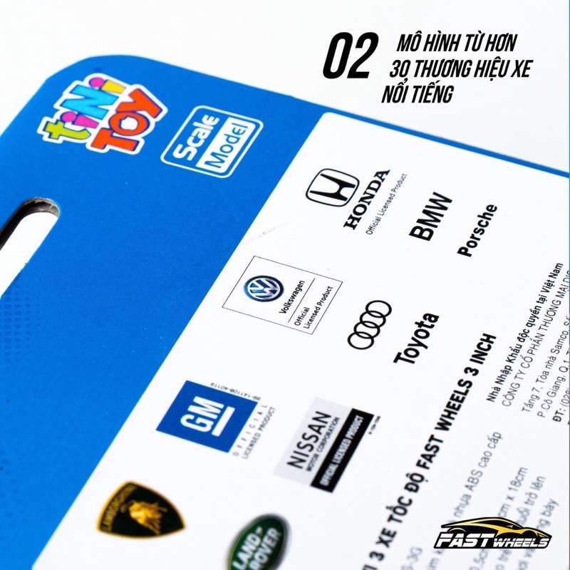 [GIFT] Đồ chơi mô hình xe tốc độ FastWheels  (Giao Ngẫu Nhiên)